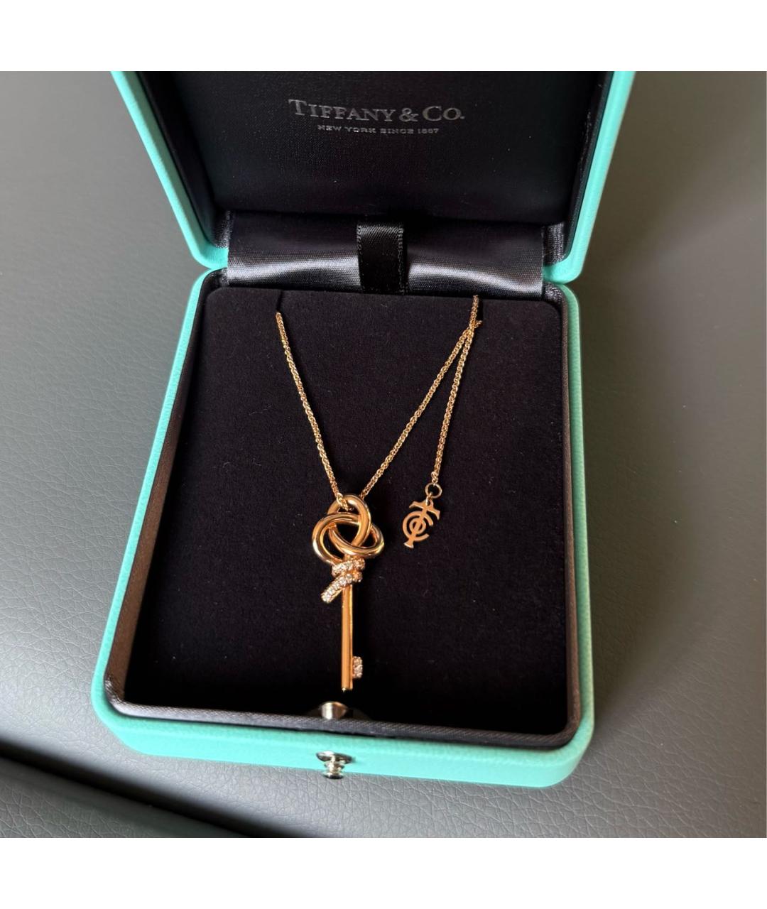 TIFFANY&CO Золотое колье из розового золота, фото 3
