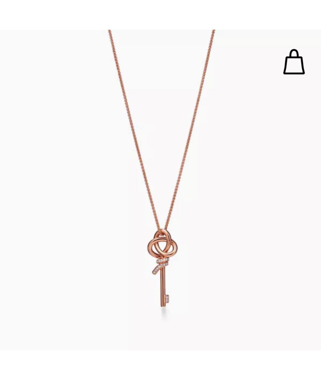 TIFFANY&CO Золотое колье из розового золота, фото 7