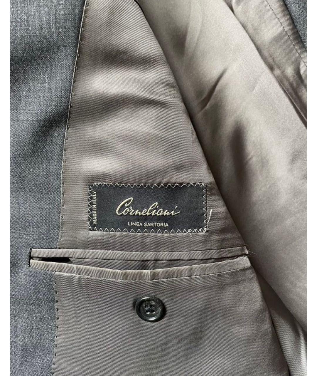 CORNELIANI Серый вискозный пиджак, фото 3