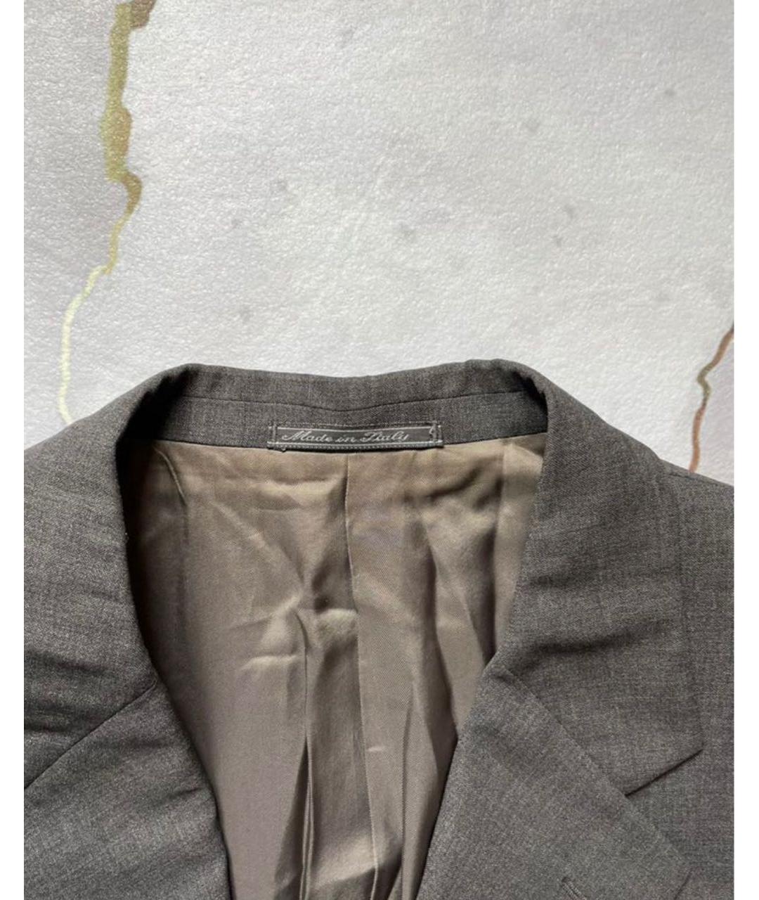 CORNELIANI Серый вискозный пиджак, фото 2