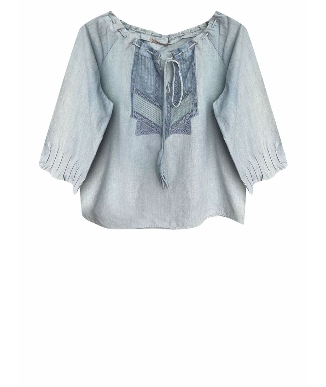ERMANNO SCERVINO Голубая рубашка, фото 1