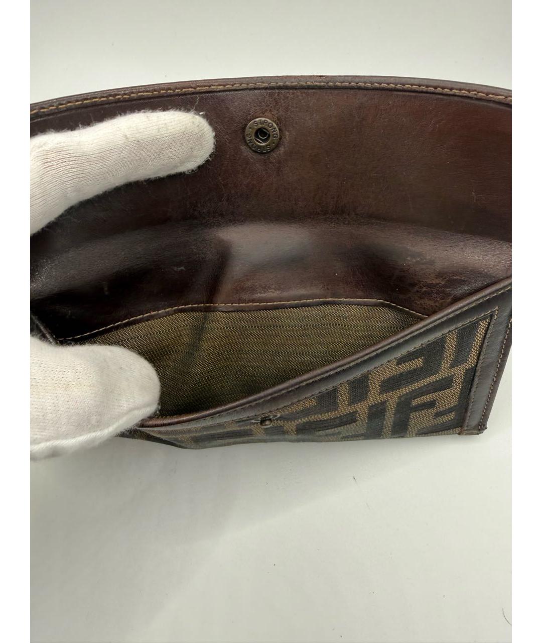FENDI Коричневый кошелек, фото 6
