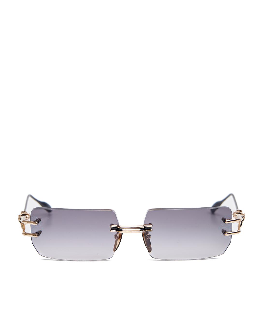 CHROME HEARTS Фиолетовые металлические солнцезащитные очки, фото 5