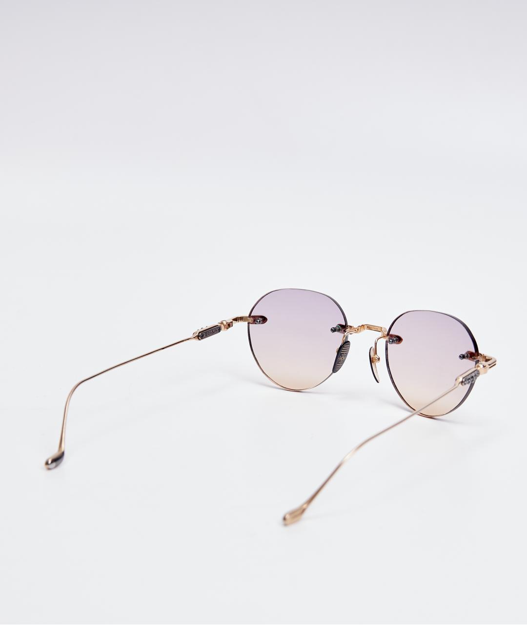 CHROME HEARTS Розовые металлические солнцезащитные очки, фото 3