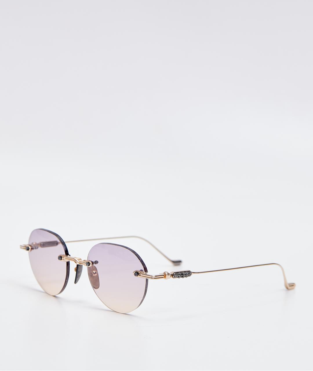 CHROME HEARTS Розовые металлические солнцезащитные очки, фото 2