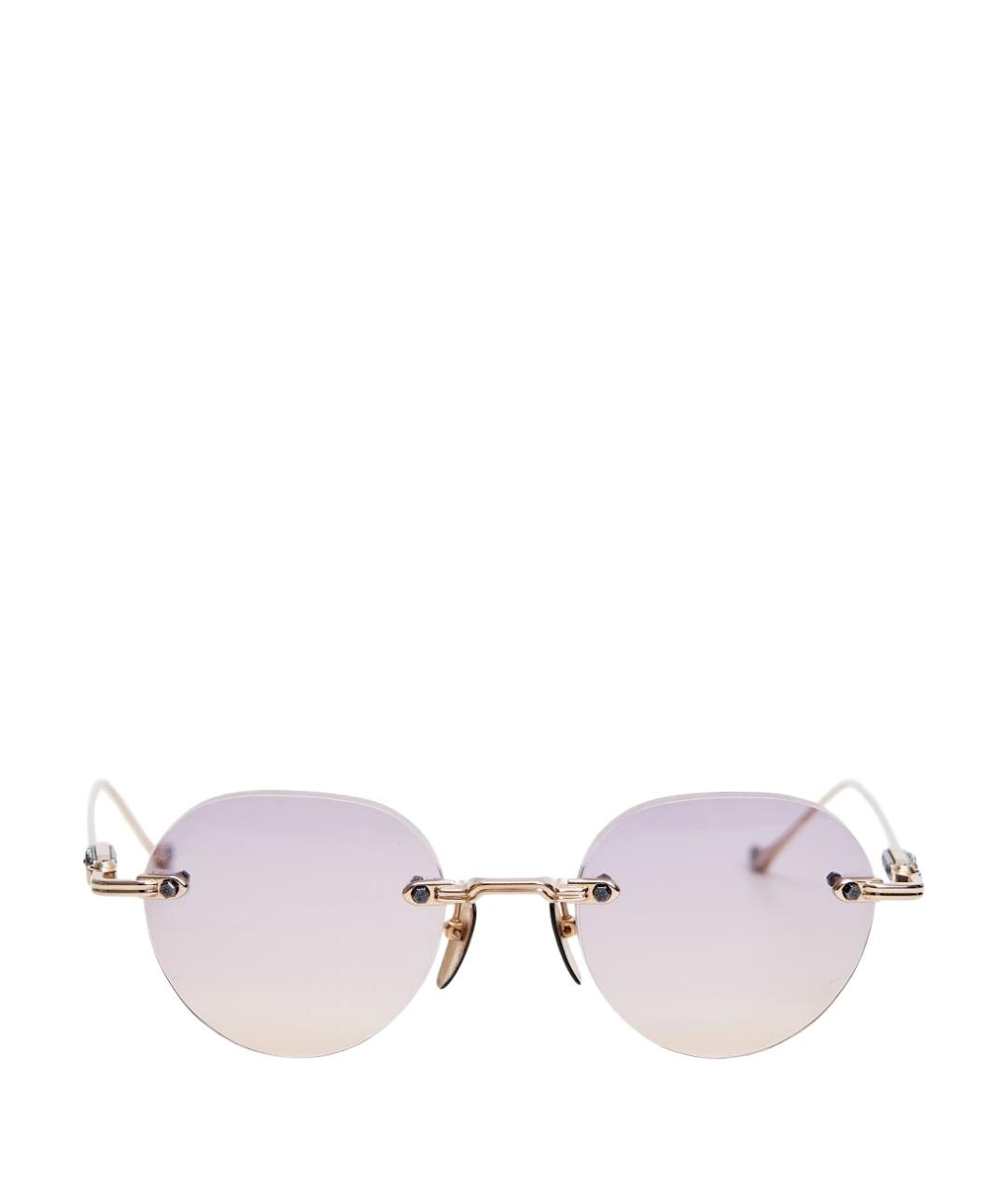 CHROME HEARTS Розовые металлические солнцезащитные очки, фото 1