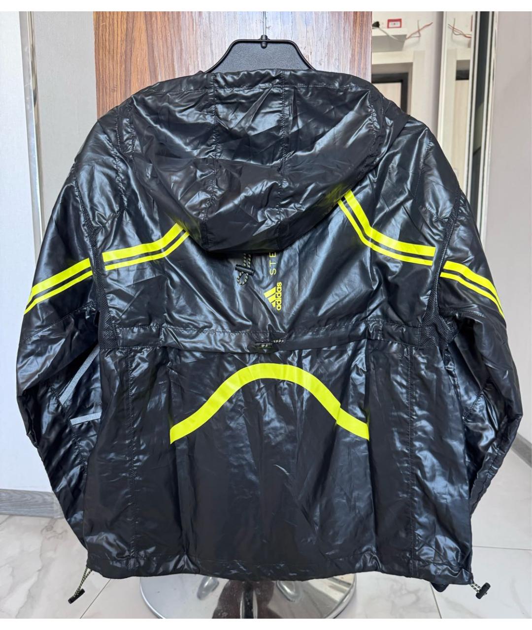 ADIDAS BY STELLA MCCARTNEY Черная полиэстеровая куртка, фото 3