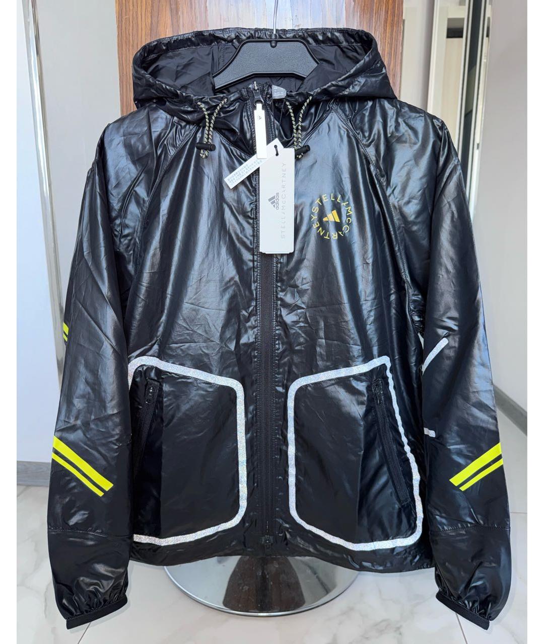 ADIDAS BY STELLA MCCARTNEY Черная полиэстеровая куртка, фото 2