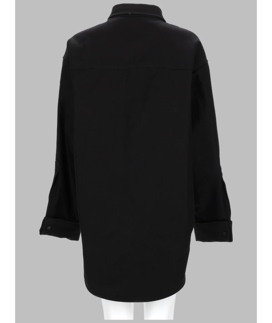 BALENCIAGA Черная хлопковая рубашка, фото 2