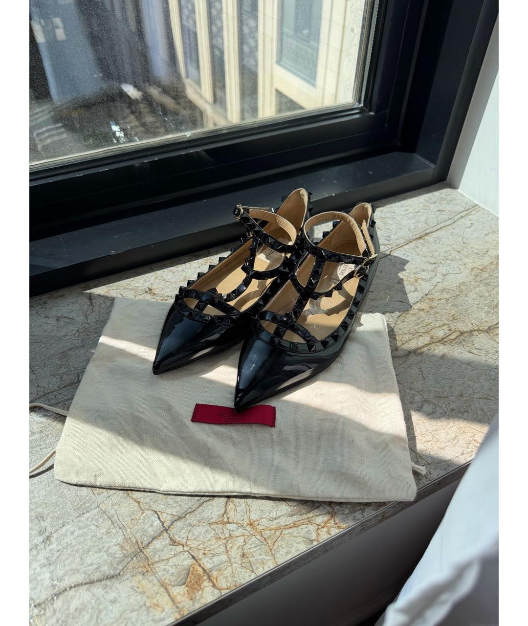 VALENTINO Черные туфли из лакированной кожи, фото 7