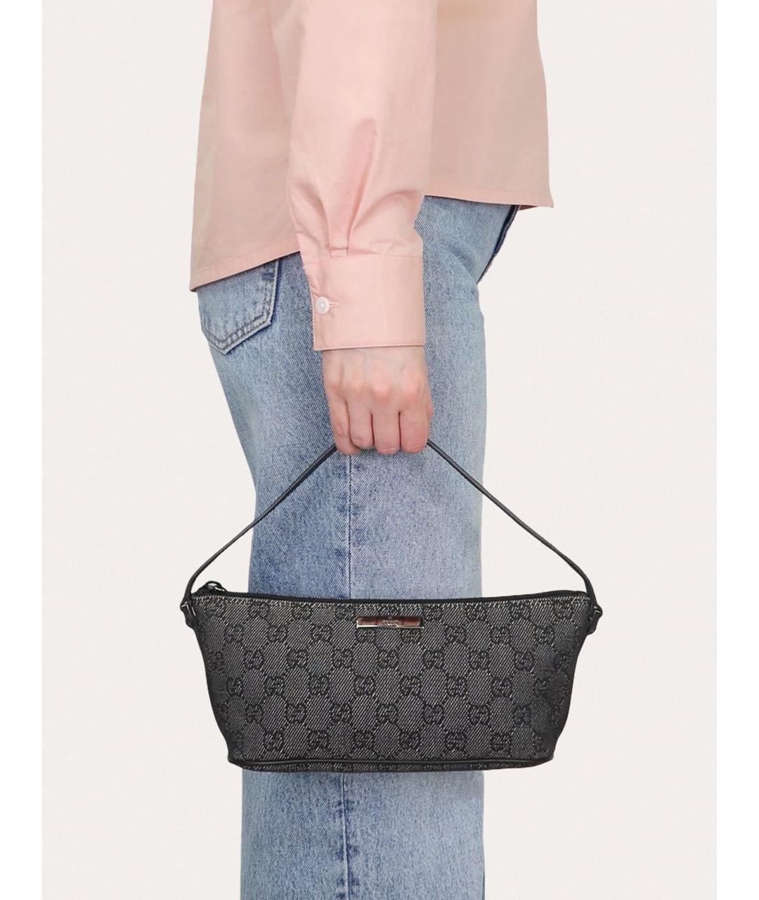 GUCCI Черная сумка с короткими ручками, фото 8