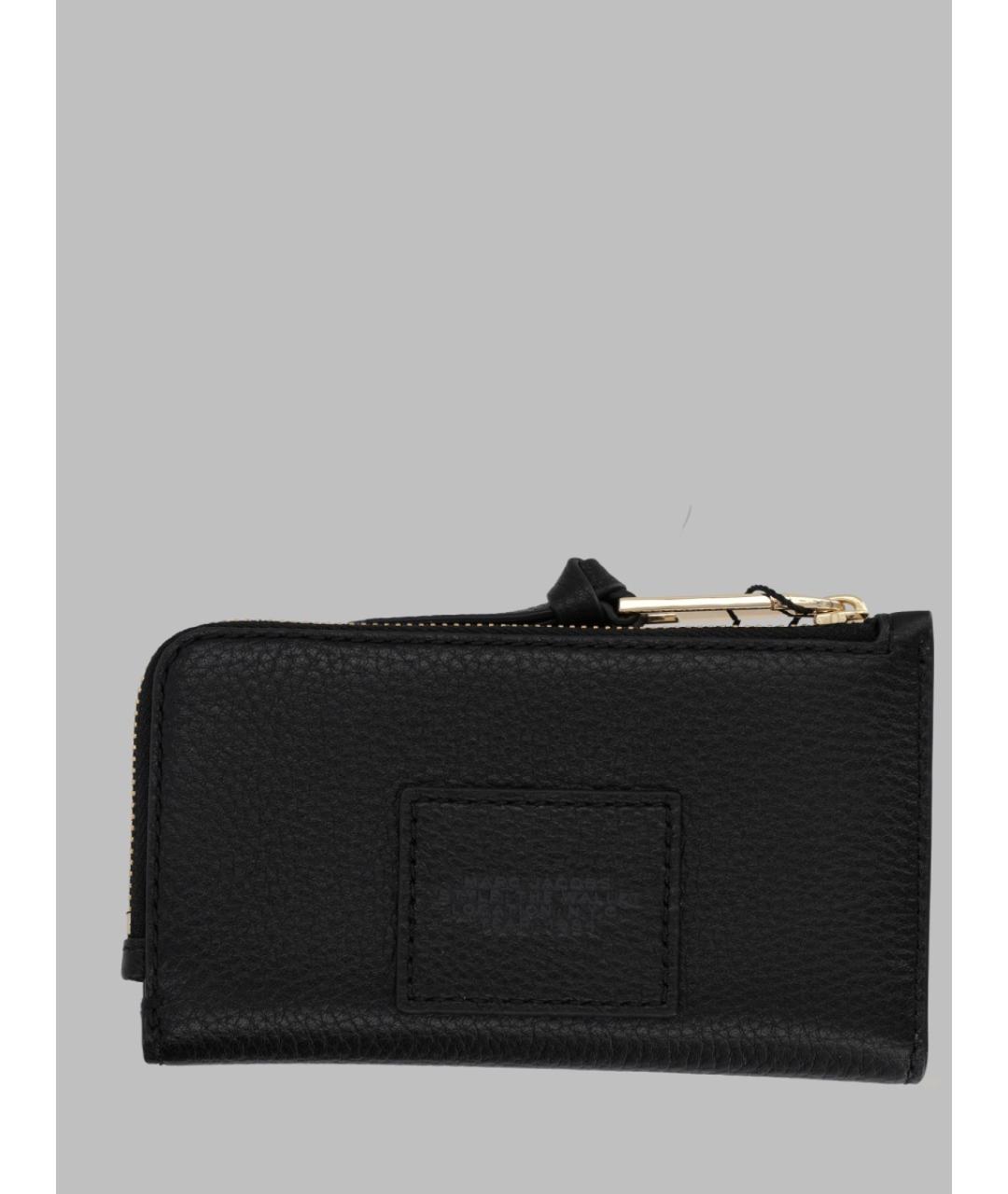 MARC JACOBS Черный кожаный кошелек, фото 2