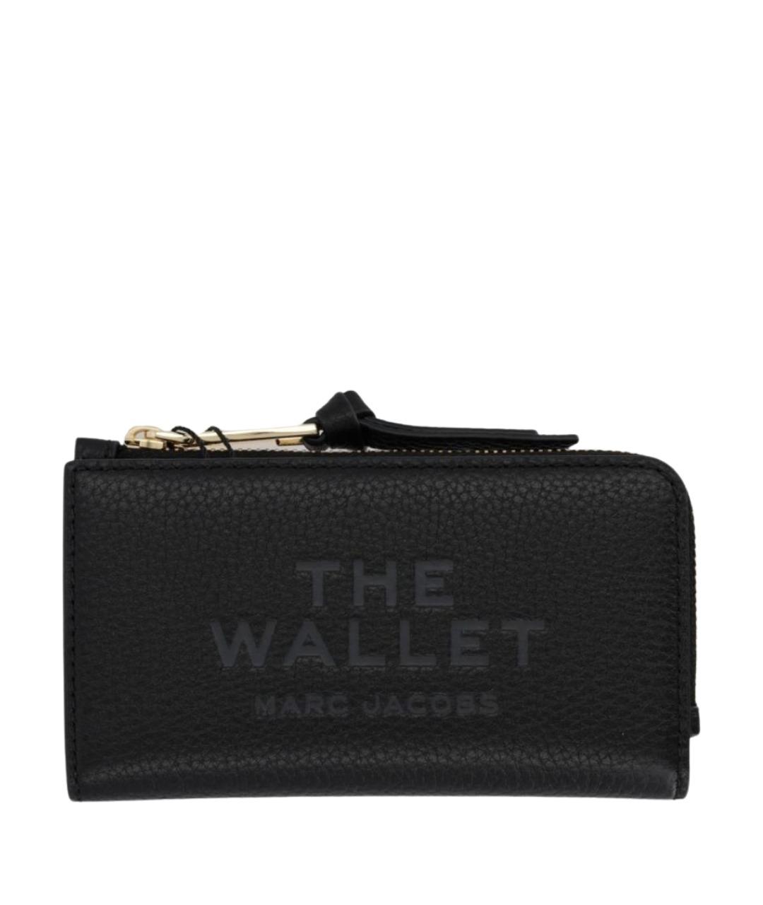 MARC JACOBS Черный кожаный кошелек, фото 1