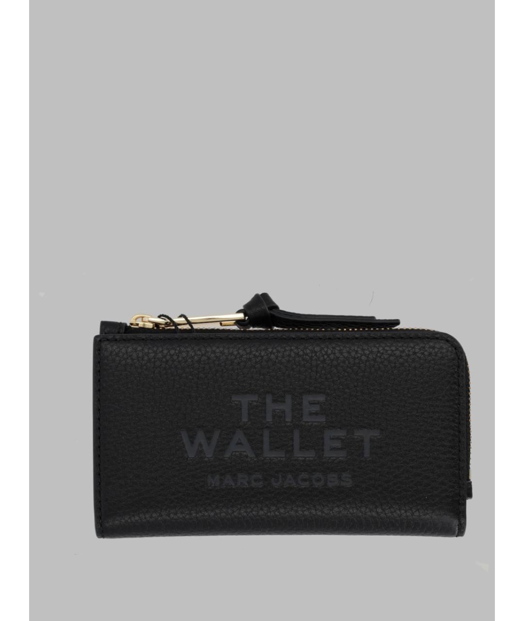 MARC JACOBS Черный кожаный кошелек, фото 3