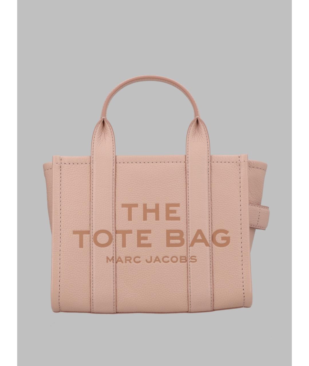 MARC JACOBS Розовая кожаная сумка тоут, фото 3