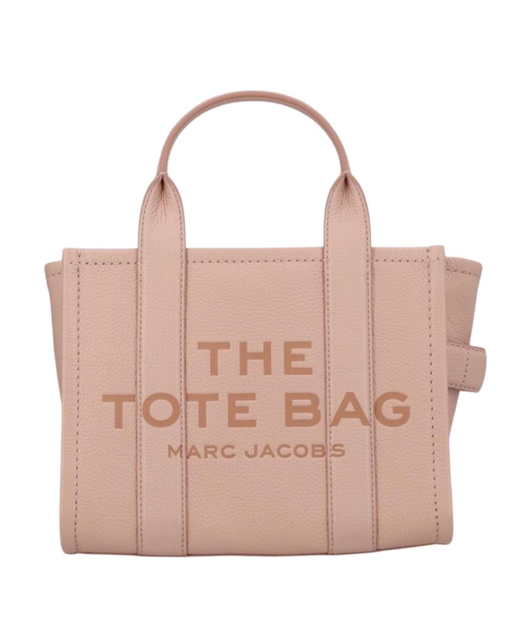 MARC JACOBS Розовая кожаная сумка тоут, фото 1