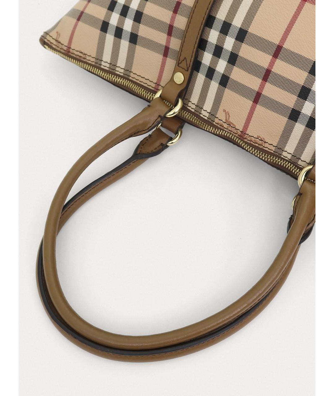 BURBERRY Бежевая сумка тоут, фото 6