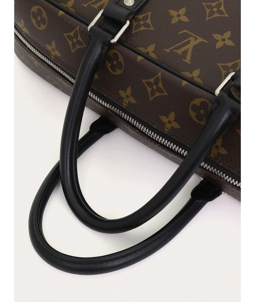 LOUIS VUITTON Коричневый портфель, фото 5