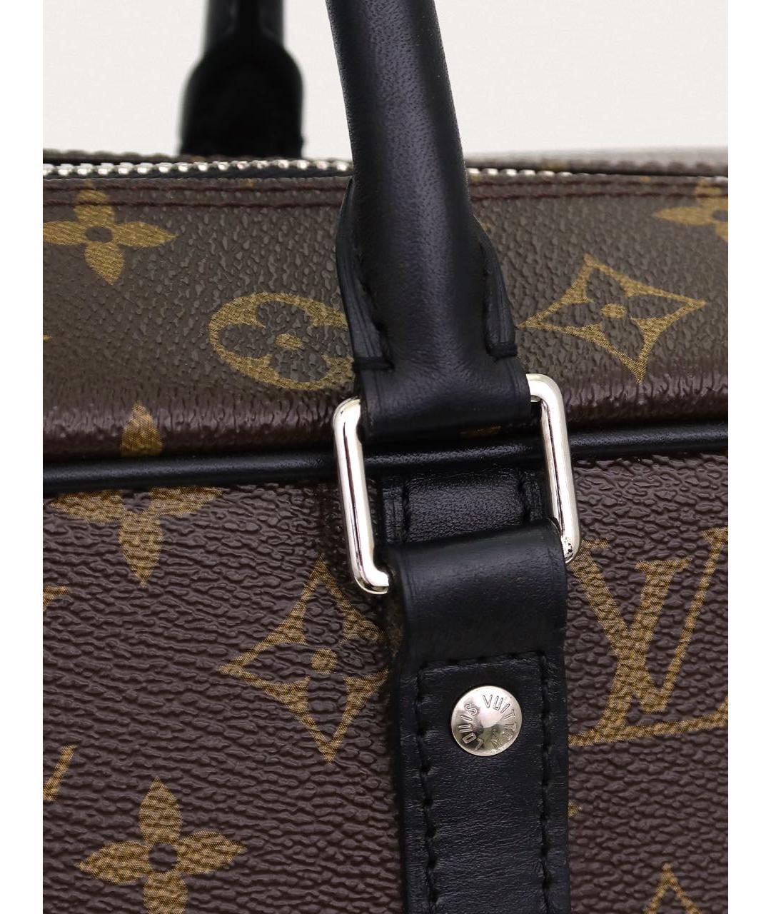 LOUIS VUITTON Коричневый портфель, фото 6