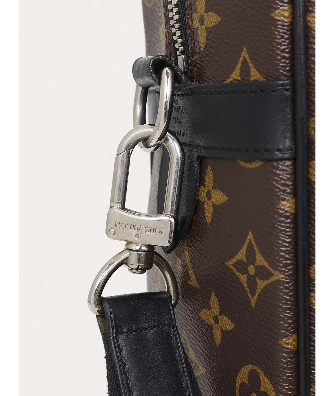 LOUIS VUITTON Коричневый портфель, фото 7