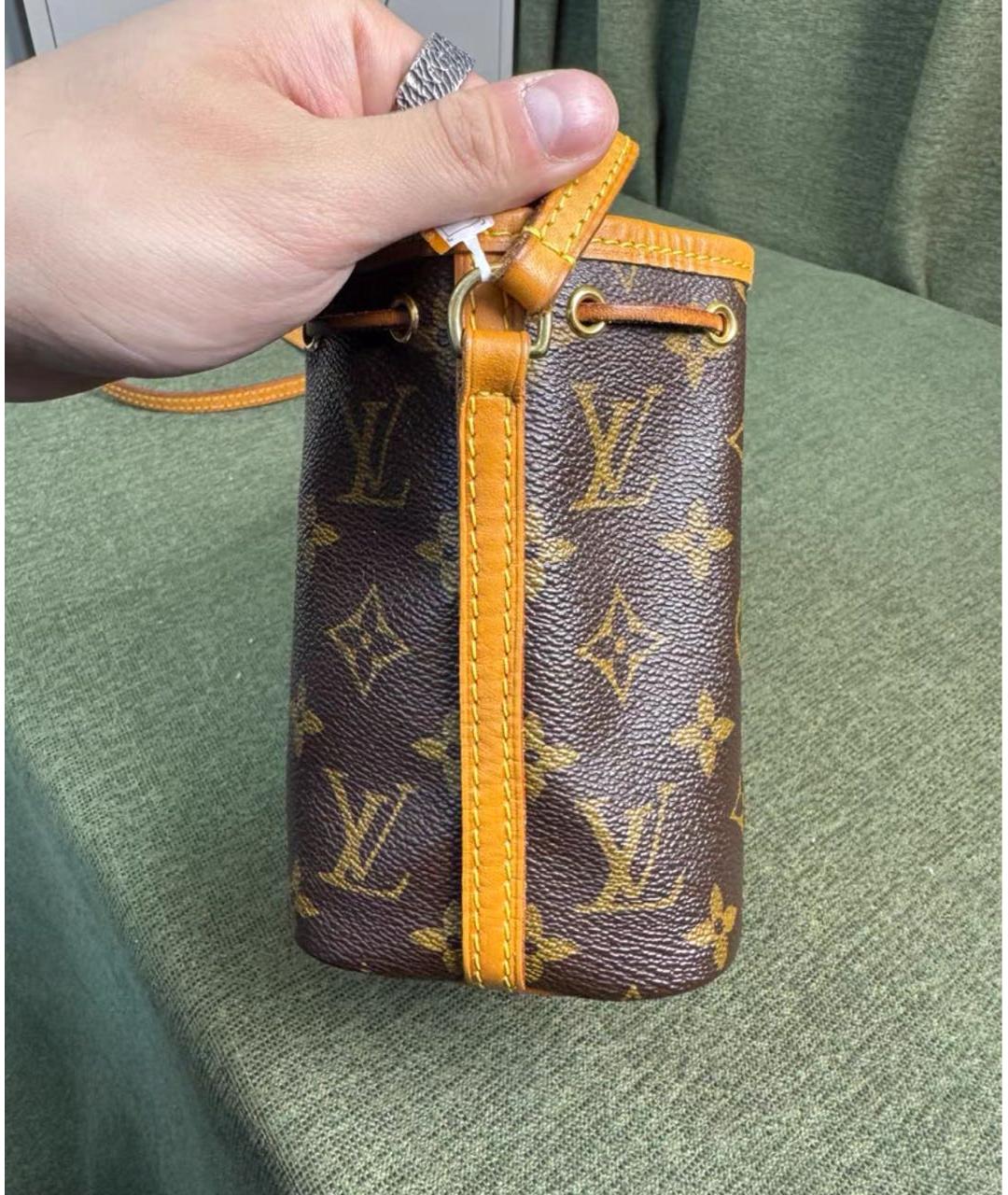LOUIS VUITTON Коричневая сумка через плечо, фото 5