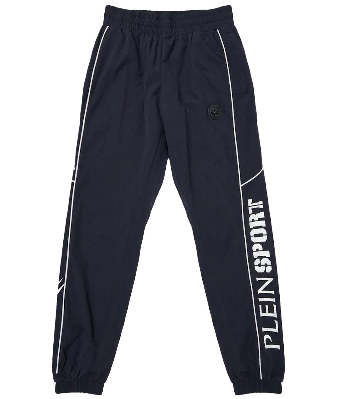 PLEIN SPORT Черные полиамидовые спортивные брюки и шорты, фото 1