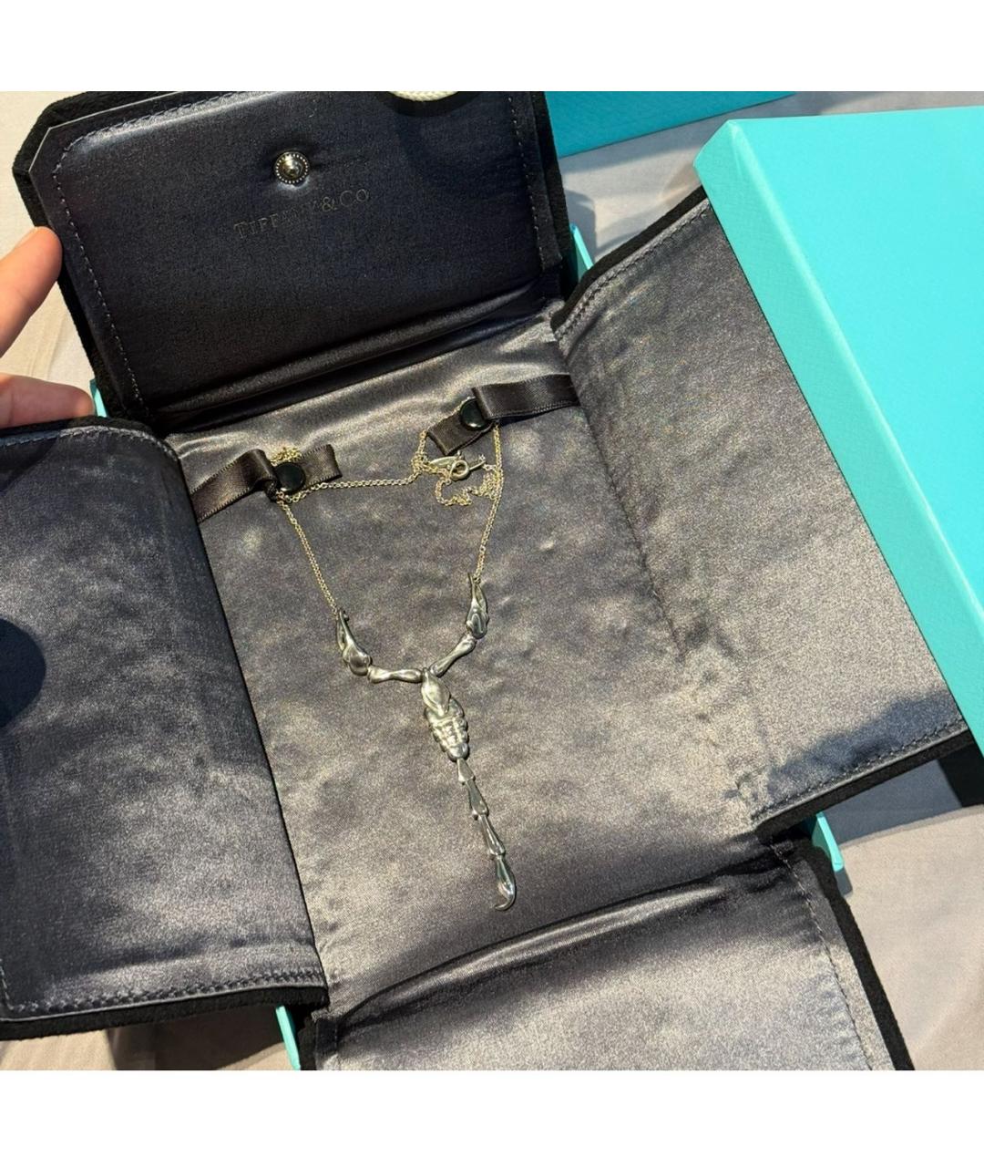 TIFFANY&CO Серебряное серебряное колье, фото 3