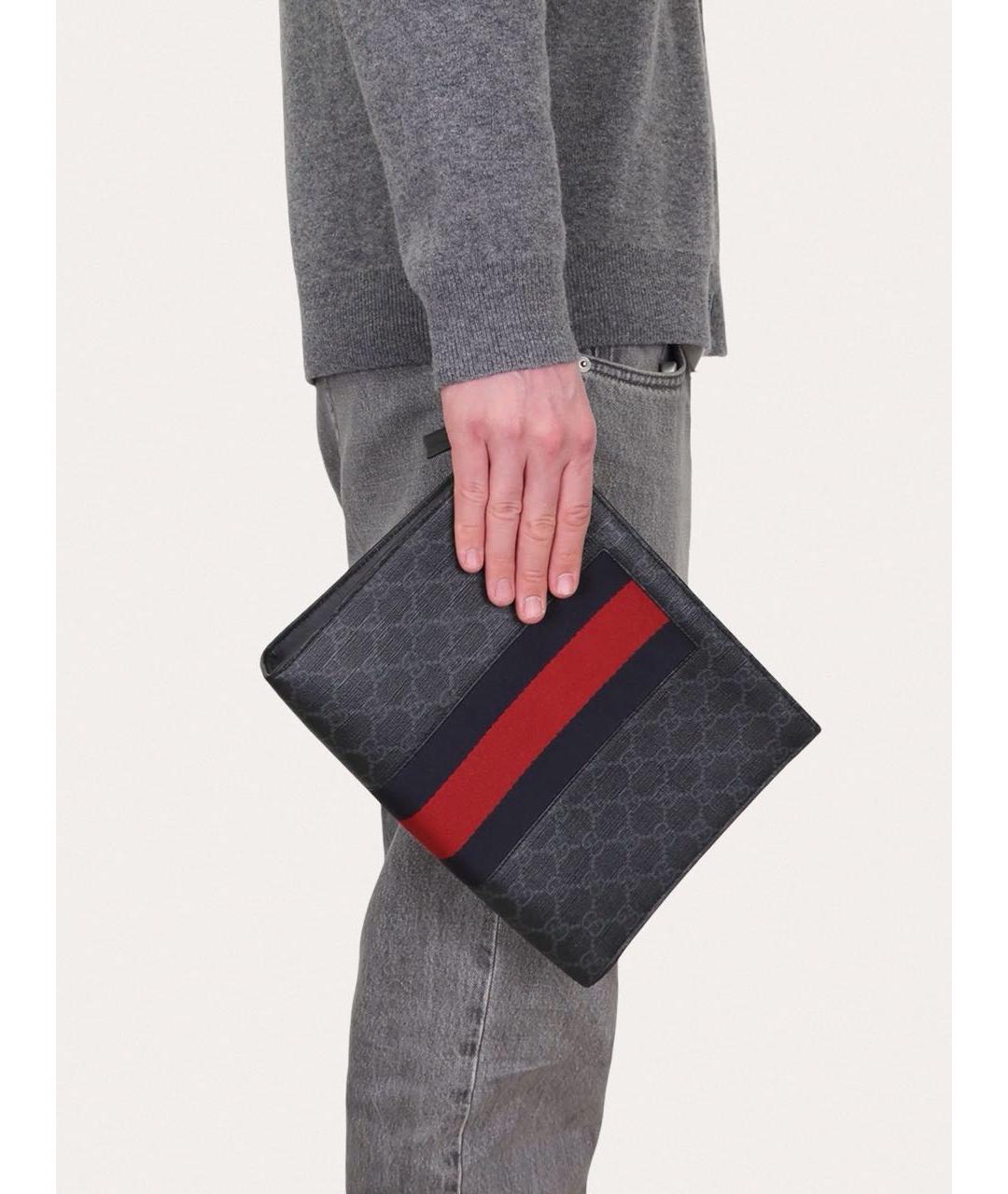 GUCCI Черная папка для документов, фото 8