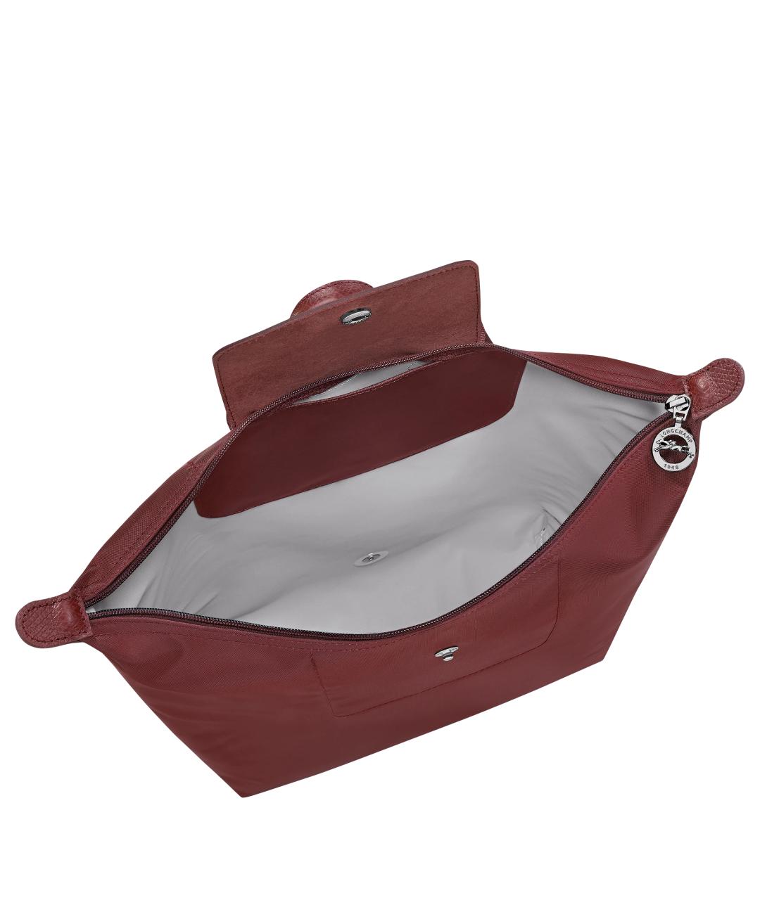 LONGCHAMP Бордовый тканевый рюкзак, фото 3