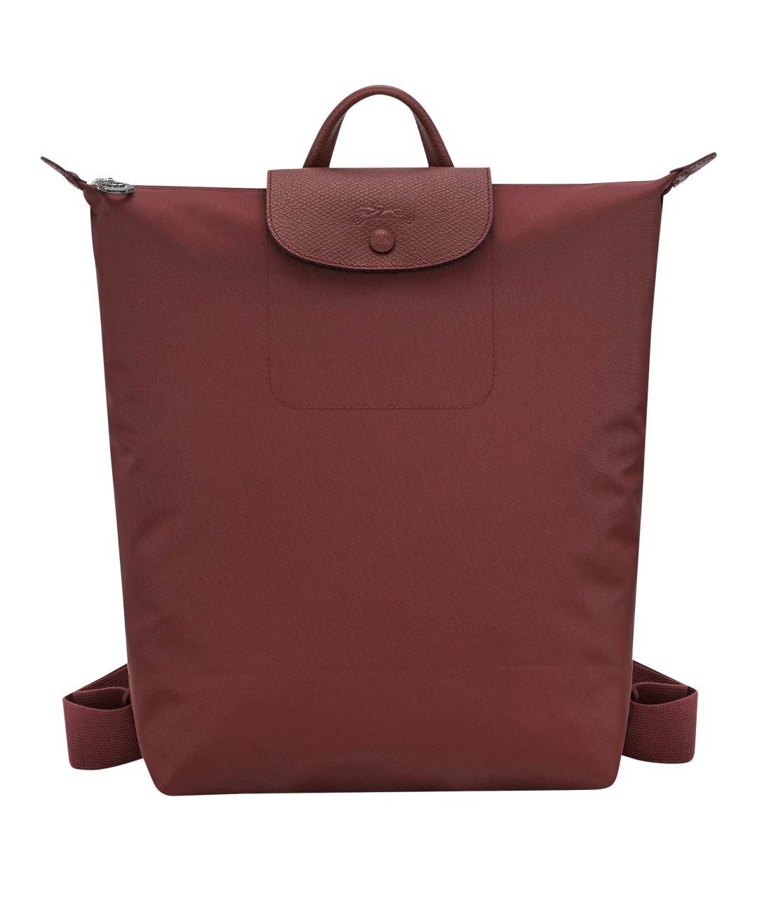 LONGCHAMP Бордовый тканевый рюкзак, фото 1
