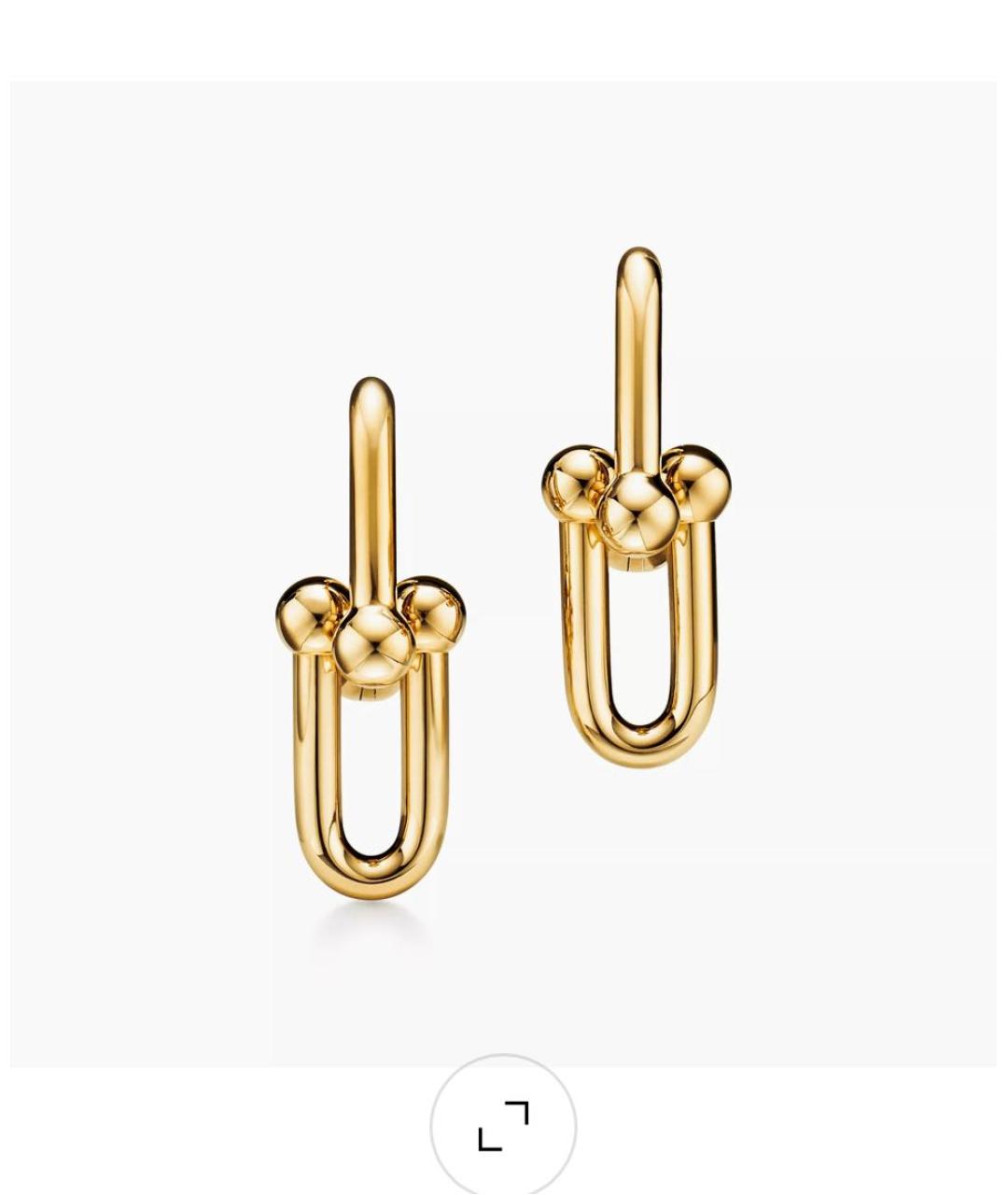 TIFFANY&CO Золотые серьги из желтого золота, фото 6
