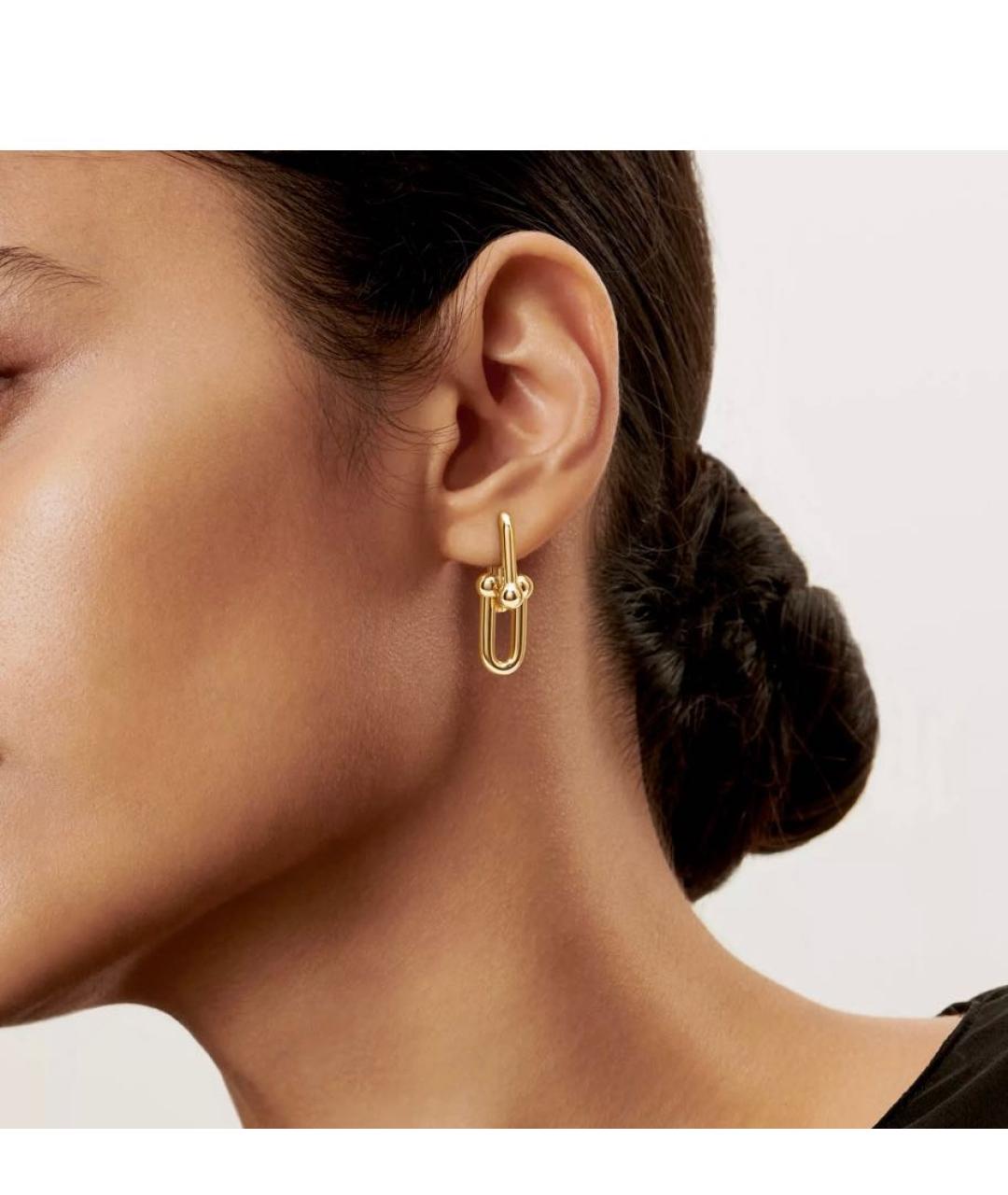 TIFFANY&CO Золотые серьги из желтого золота, фото 3