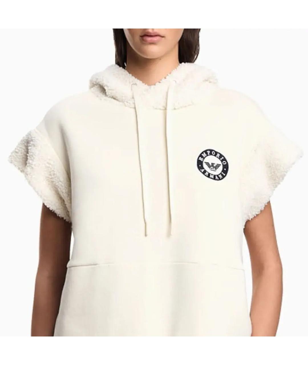 EMPORIO ARMANI Белый хлопковый костюм с брюками, фото 3
