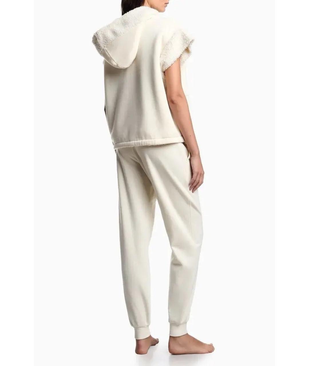 EMPORIO ARMANI Белый хлопковый костюм с брюками, фото 5