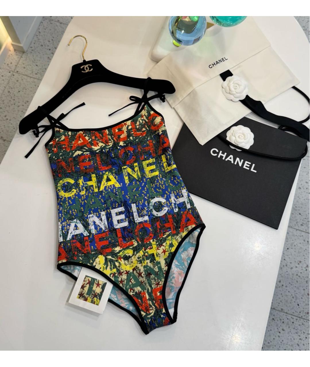 CHANEL Мульти купальник, фото 4