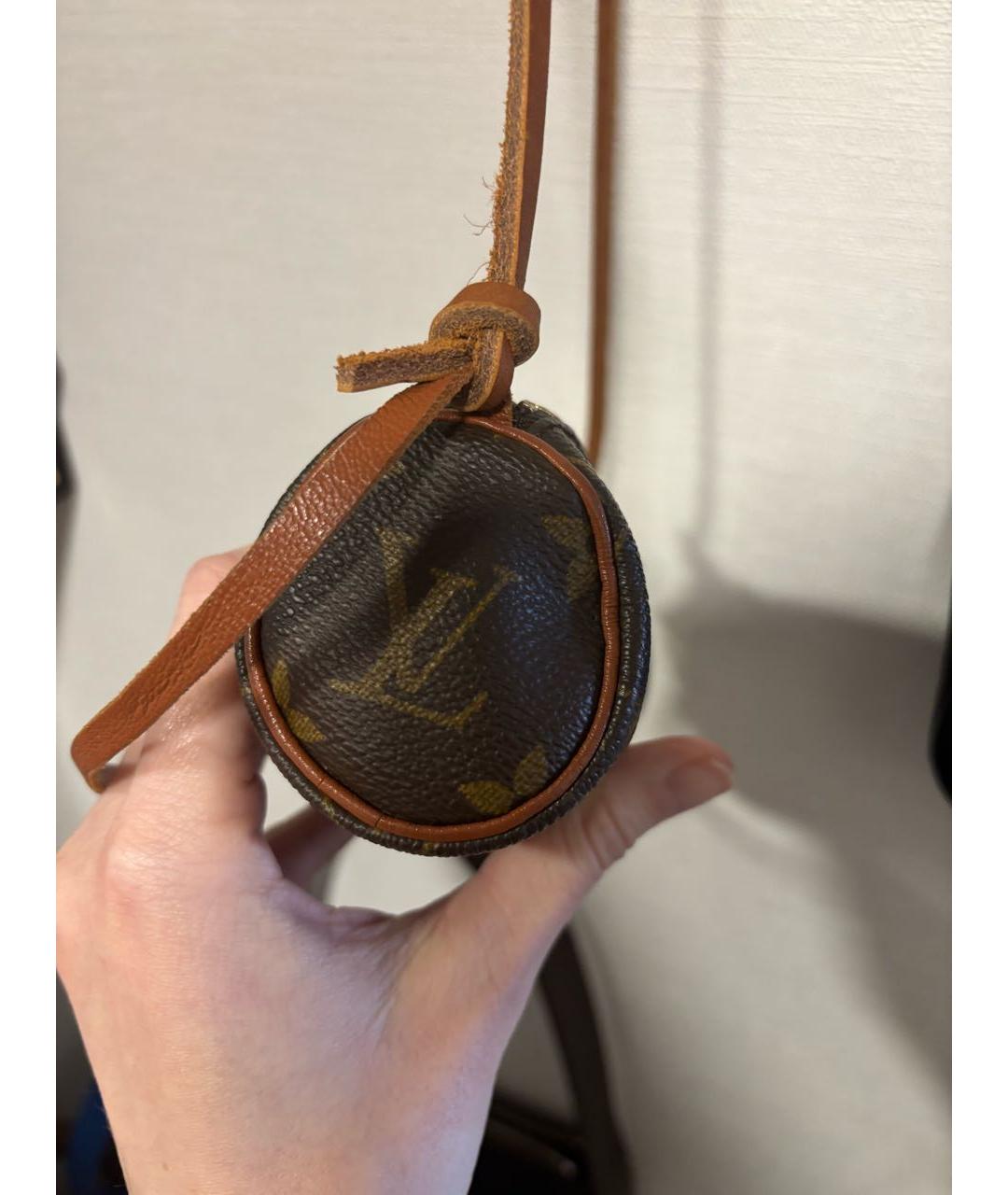 LOUIS VUITTON Коричневая сумка с короткими ручками, фото 5