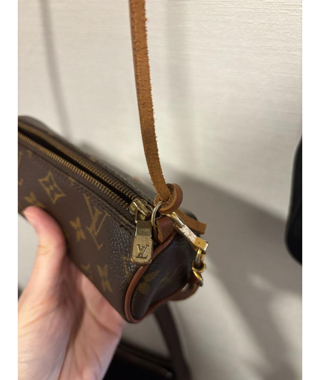LOUIS VUITTON Коричневая сумка с короткими ручками, фото 6