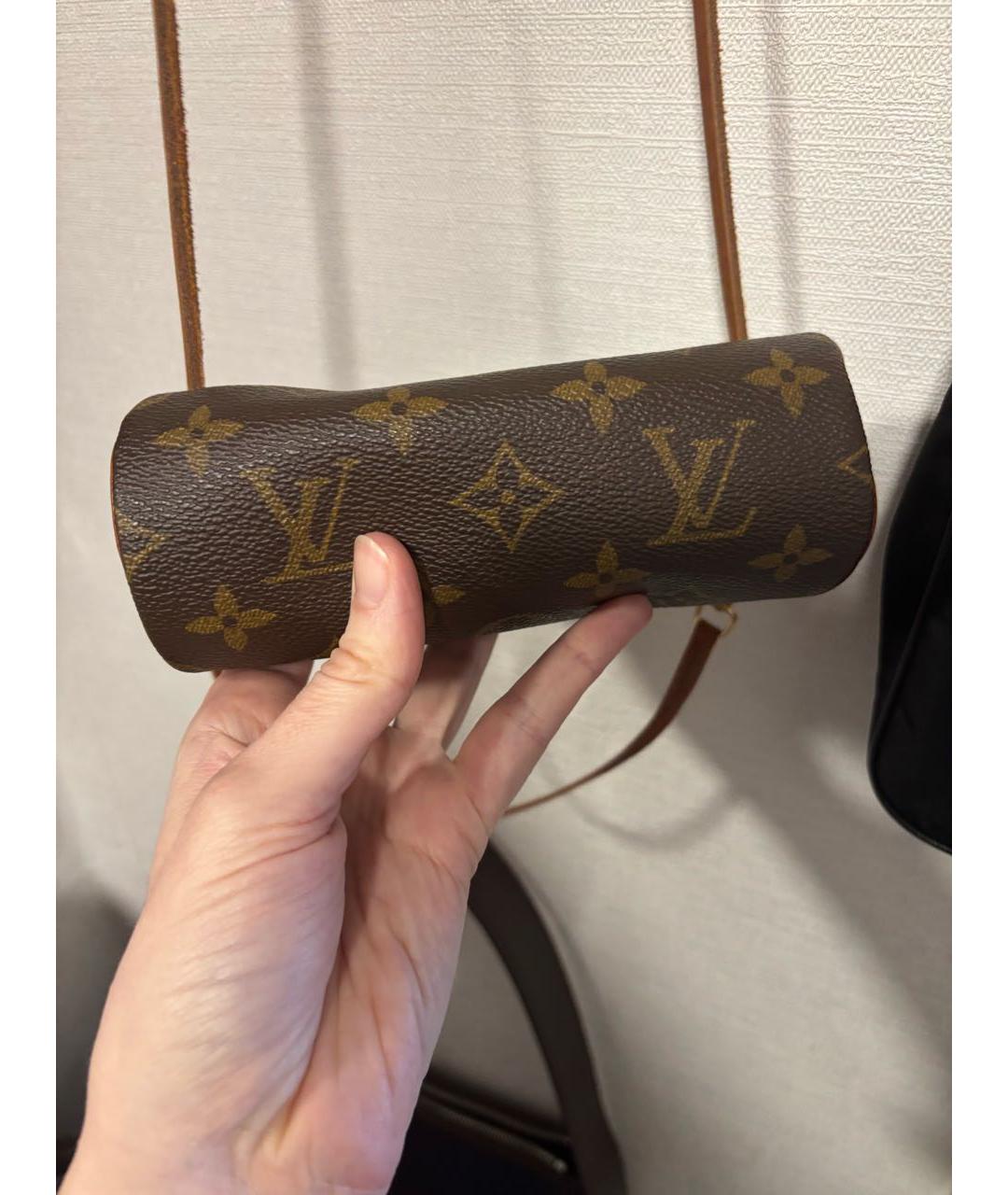 LOUIS VUITTON Коричневая сумка с короткими ручками, фото 3