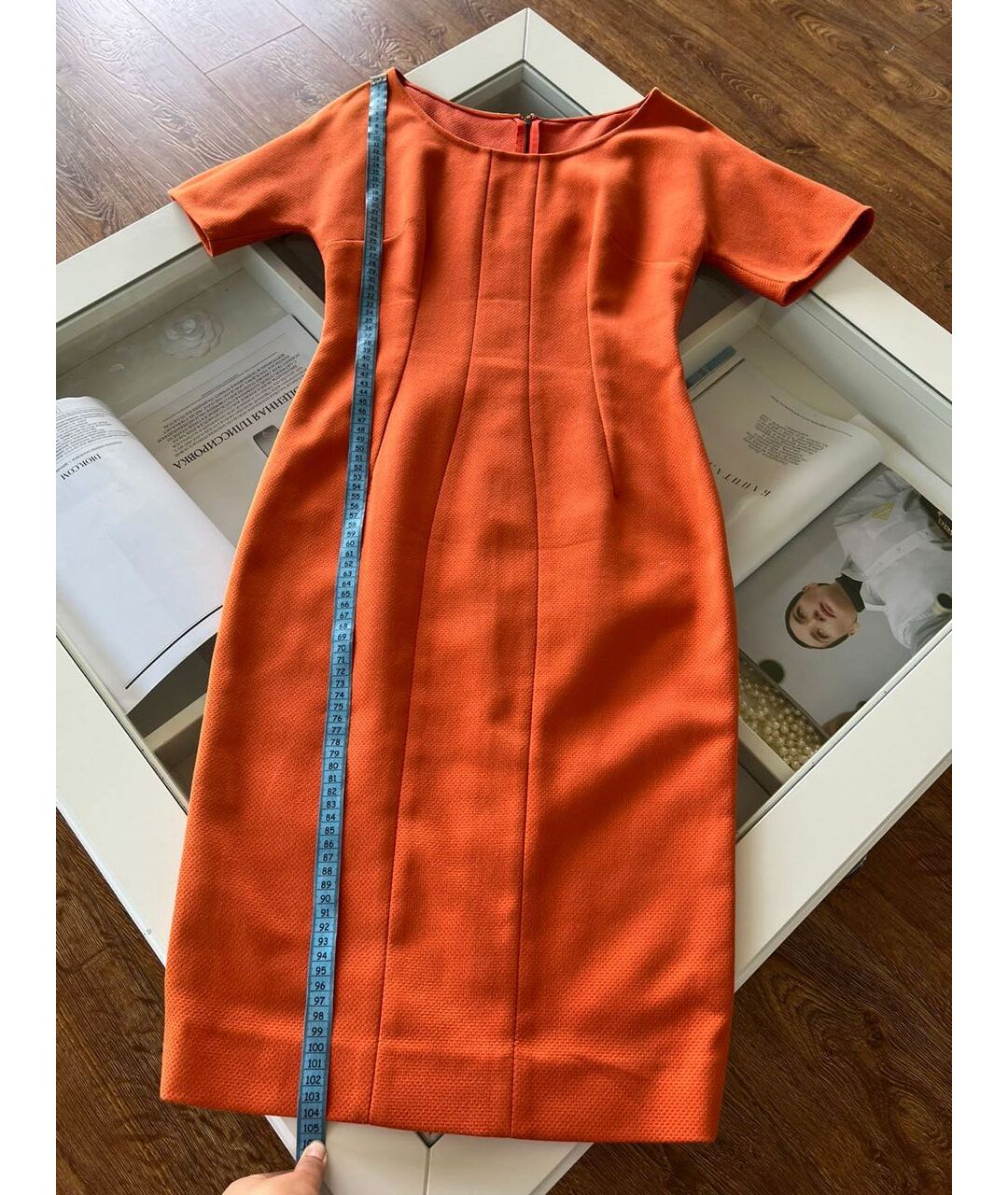 DOLCE&GABBANA Оранжевое повседневное платье, фото 5