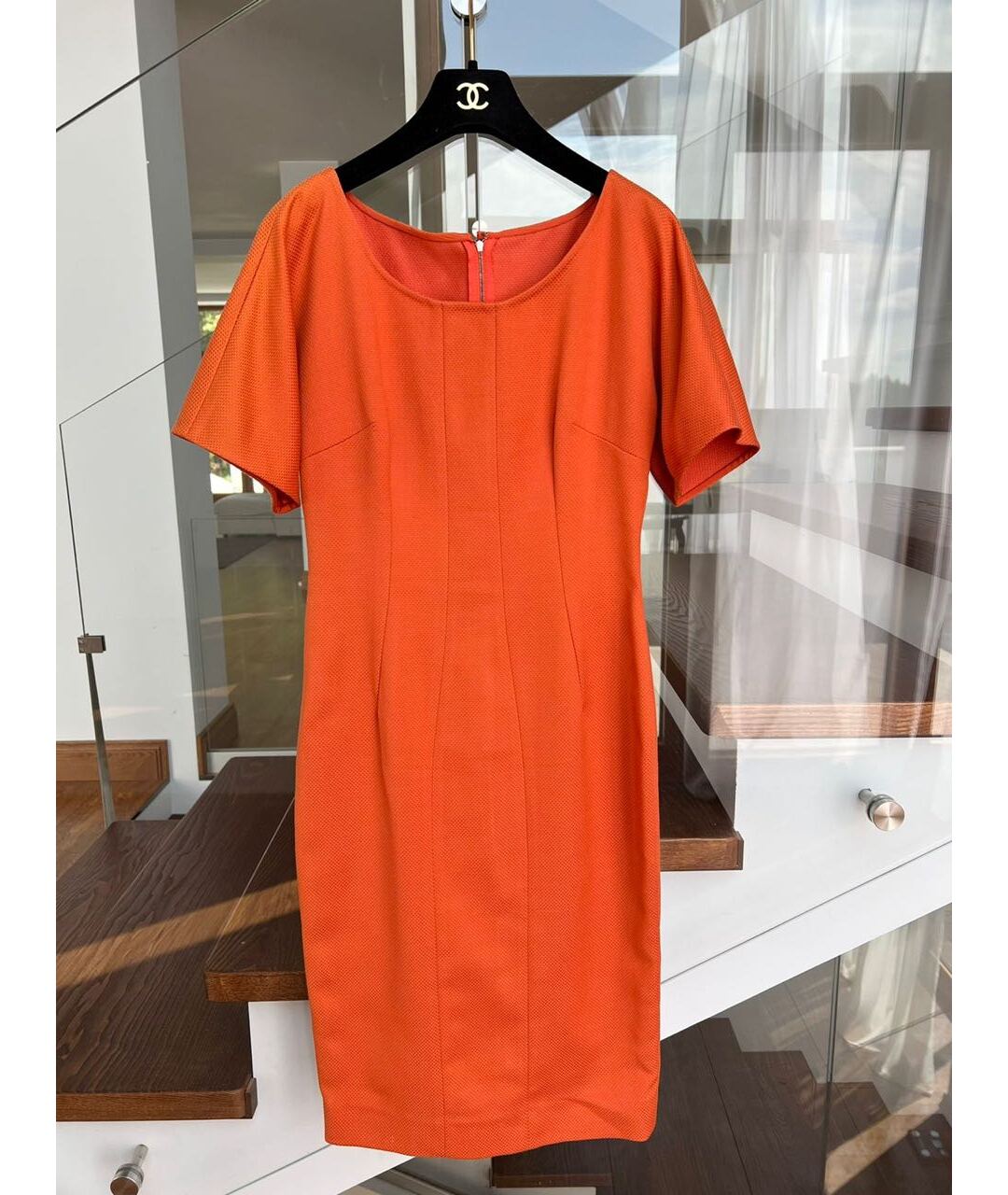 DOLCE&GABBANA Оранжевое повседневное платье, фото 7