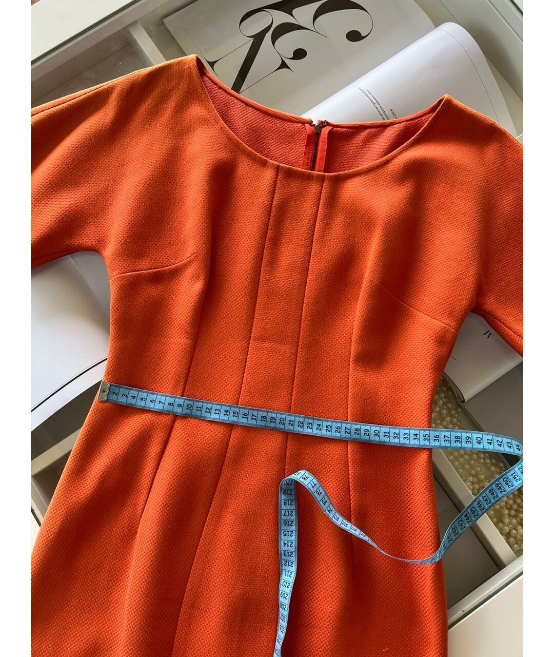 DOLCE&GABBANA Оранжевое повседневное платье, фото 6
