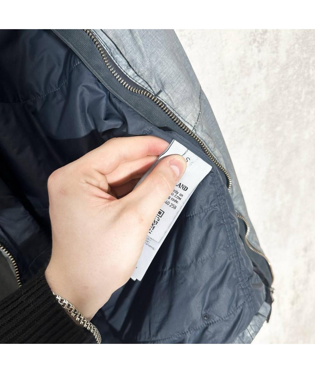 STONE ISLAND Антрацитовый жилет, фото 5