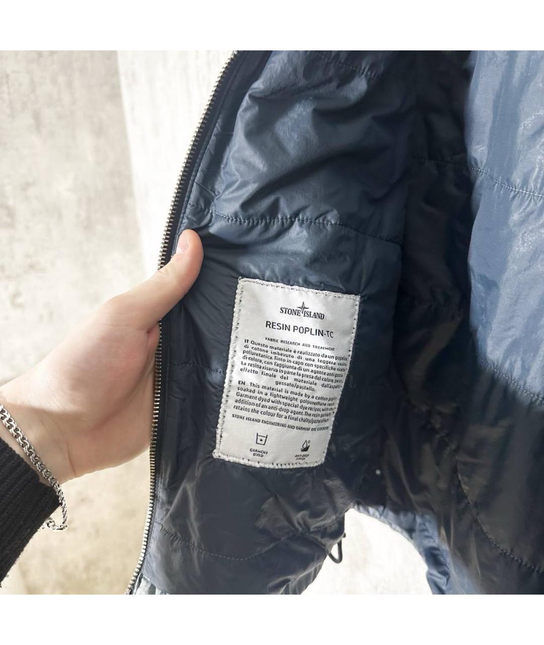 STONE ISLAND Антрацитовый жилет, фото 4