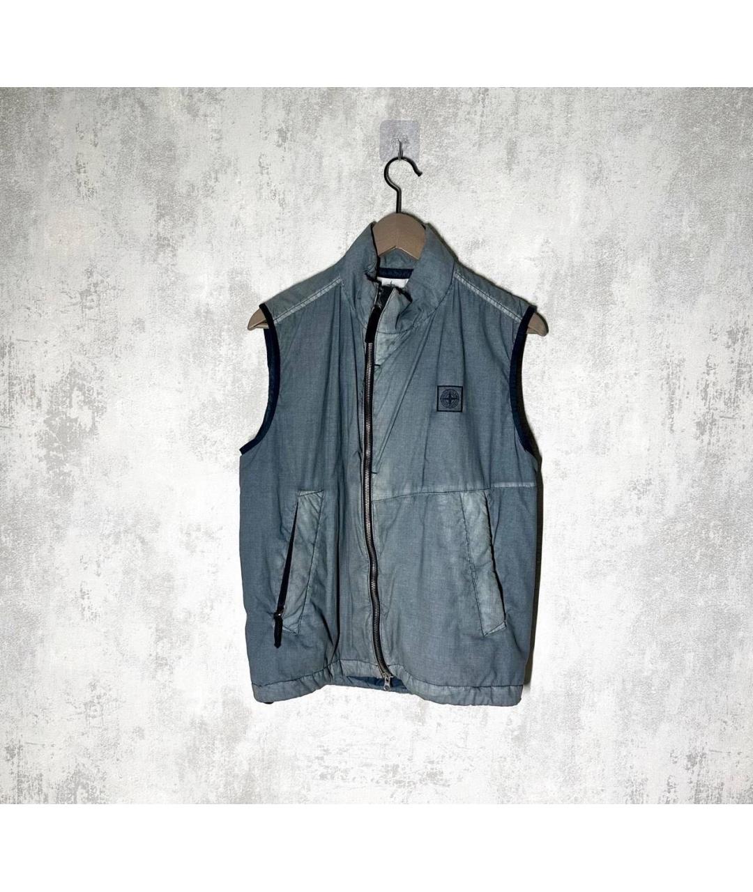 STONE ISLAND Антрацитовый жилет, фото 6