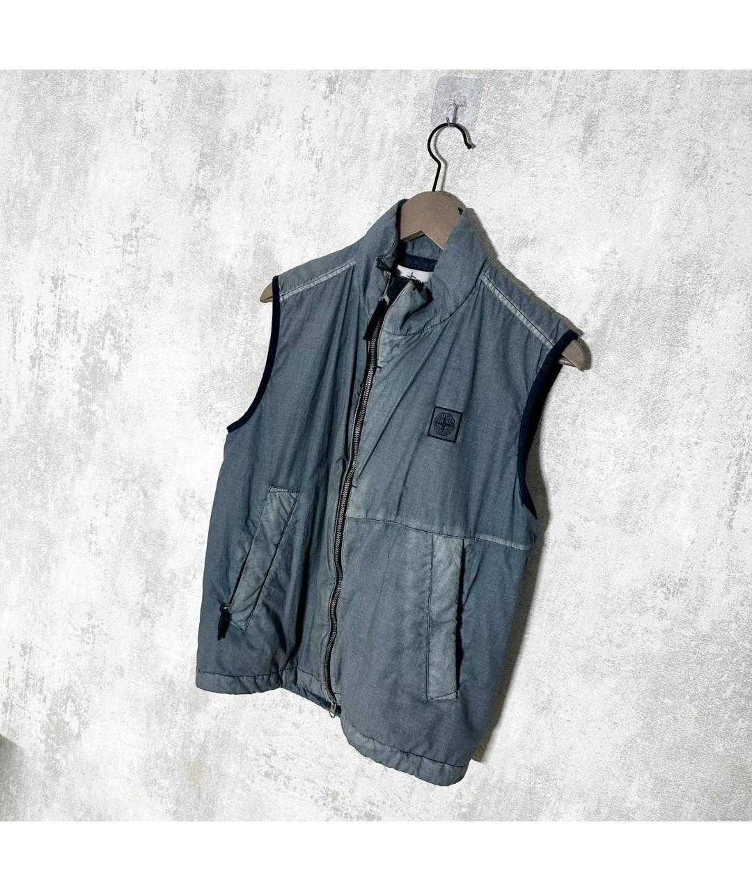 STONE ISLAND Антрацитовый жилет, фото 2