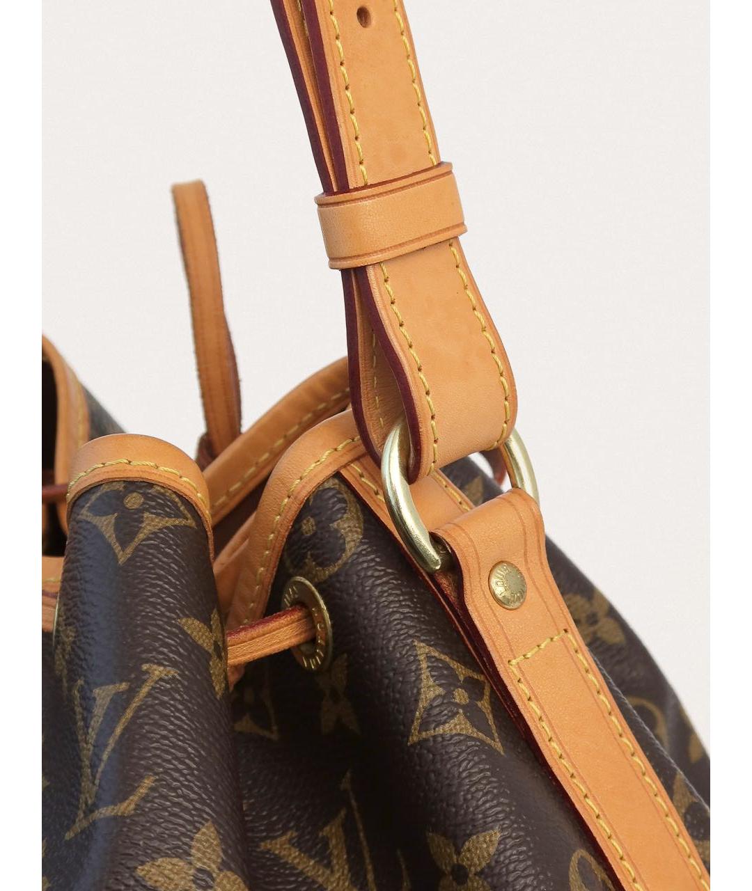 LOUIS VUITTON Коричневая сумка через плечо, фото 7
