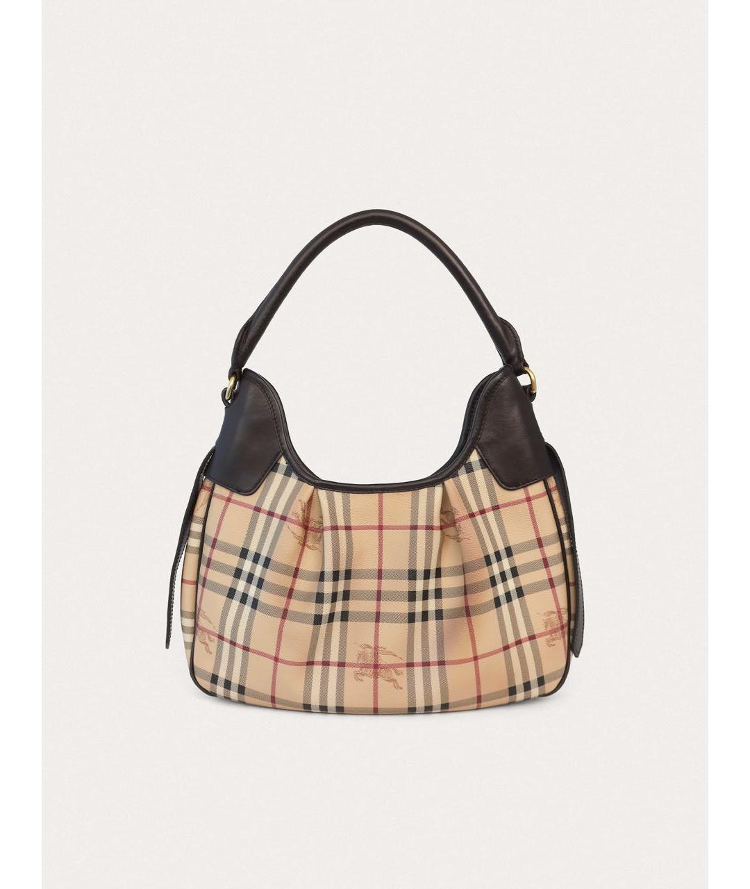BURBERRY Бежевая сумка с короткими ручками, фото 3
