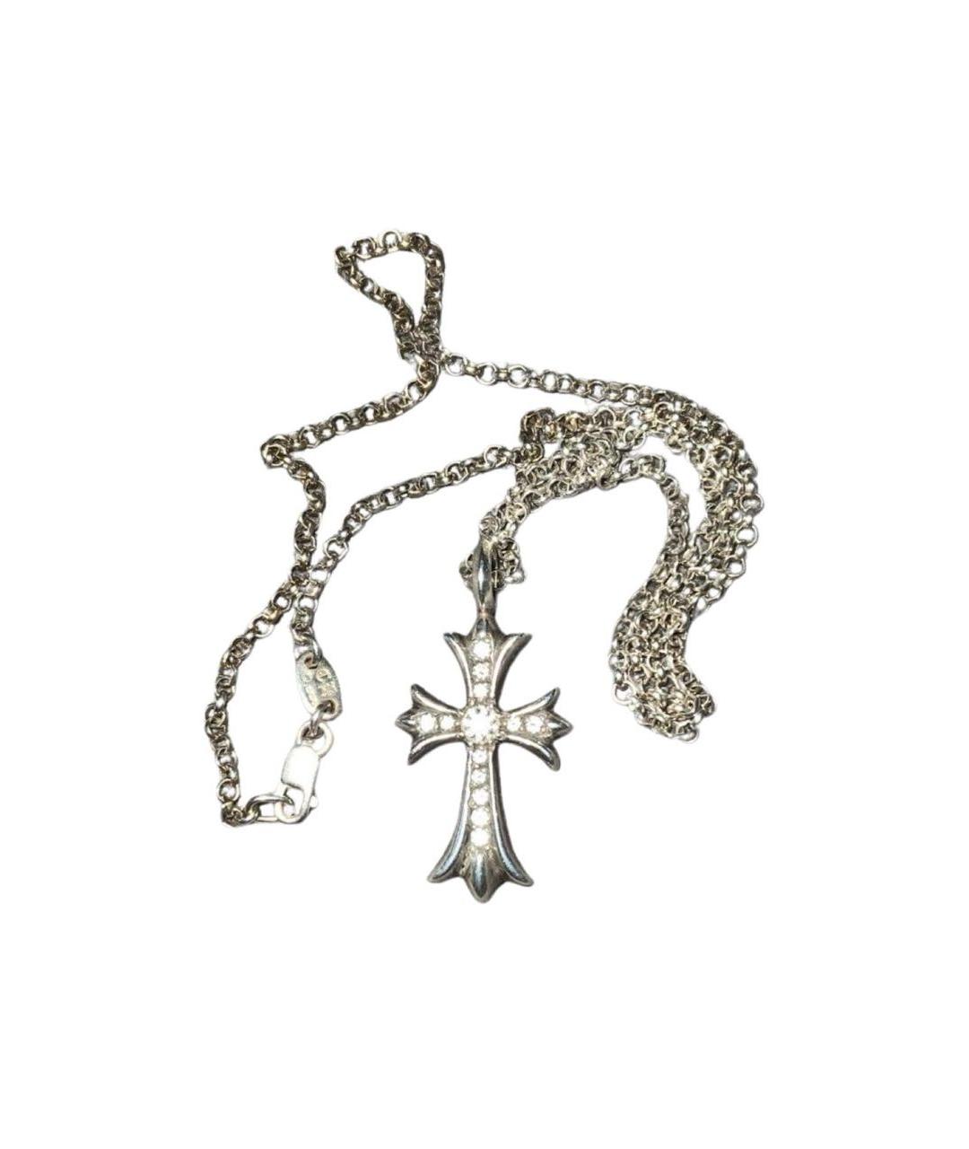CHROME HEARTS Серебряное серебряное колье, фото 1