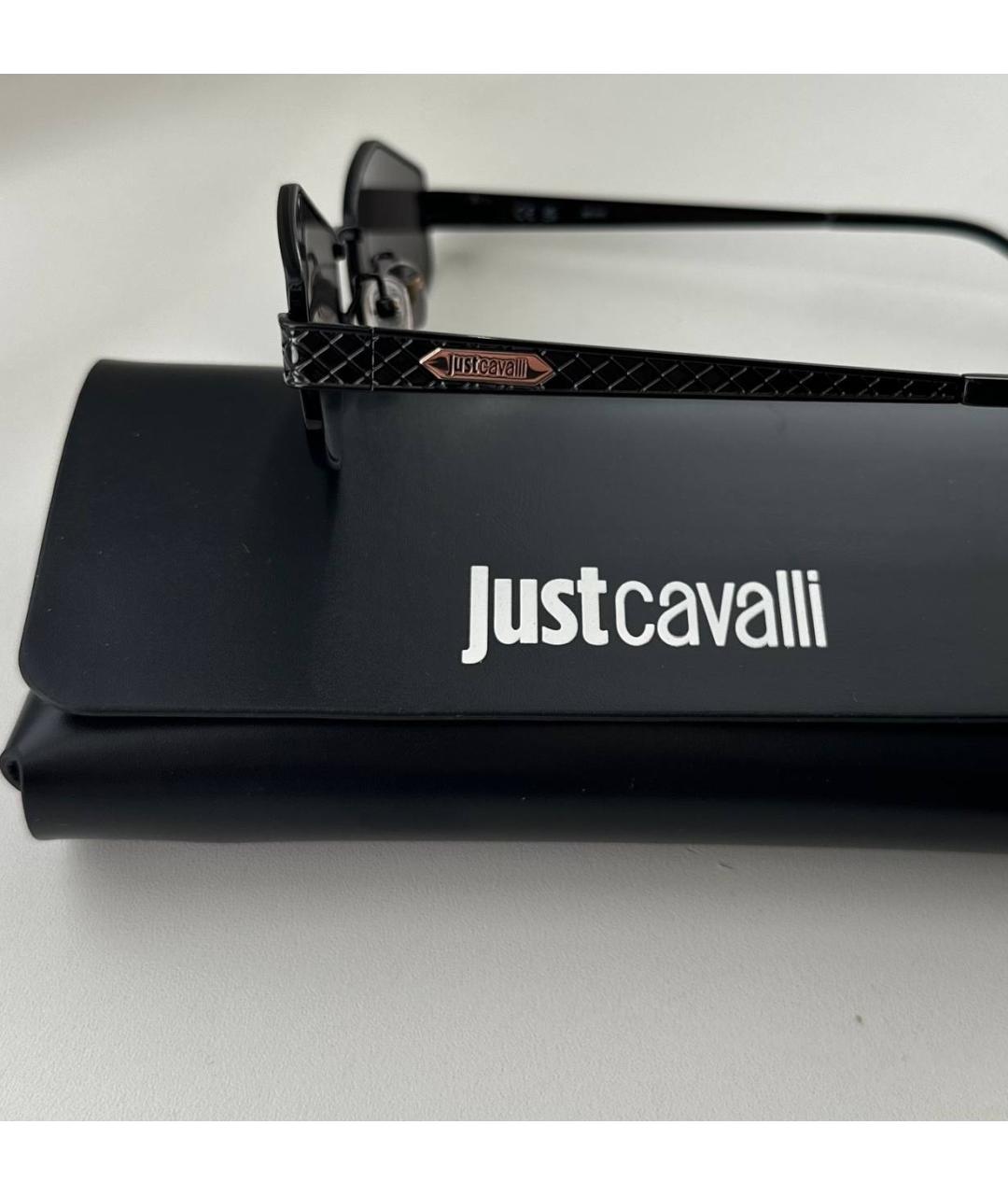 JUST CAVALLI Черные металлические солнцезащитные очки, фото 6