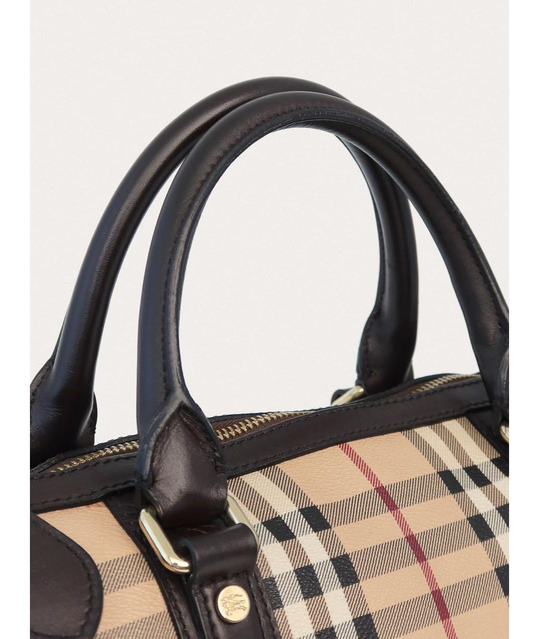 BURBERRY Бежевая сумка с короткими ручками, фото 5